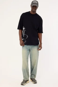Coil Street Super Heavy Tee Black