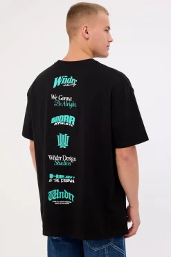 Collective Box Fit Tee Black