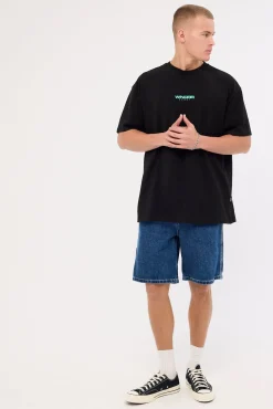 Collective Box Fit Tee Black