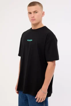 Collective Box Fit Tee Black
