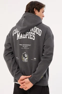 Collingwood Vintage Hoodie Pigment Asphalt