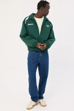 Colt Panelled Spray Jacket Dark Green