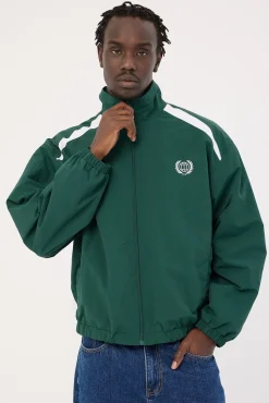 Colt Panelled Spray Jacket Dark Green