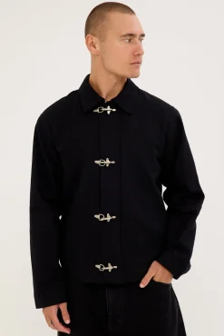 Colton Clasp Jacket Washed Black