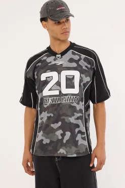 Commando V Neck Jersey Camo