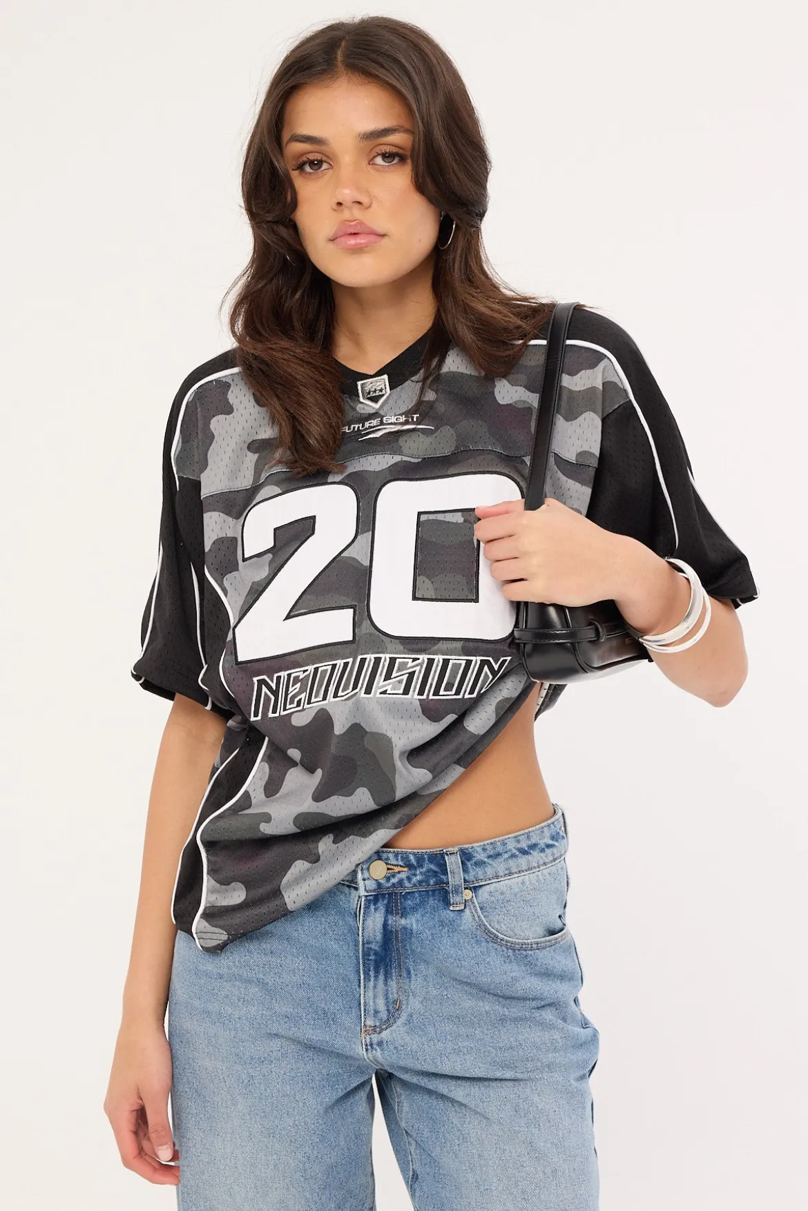 Commando V Neck Jersey Camo