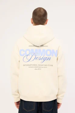 Compose Boxy Hoodie Off White