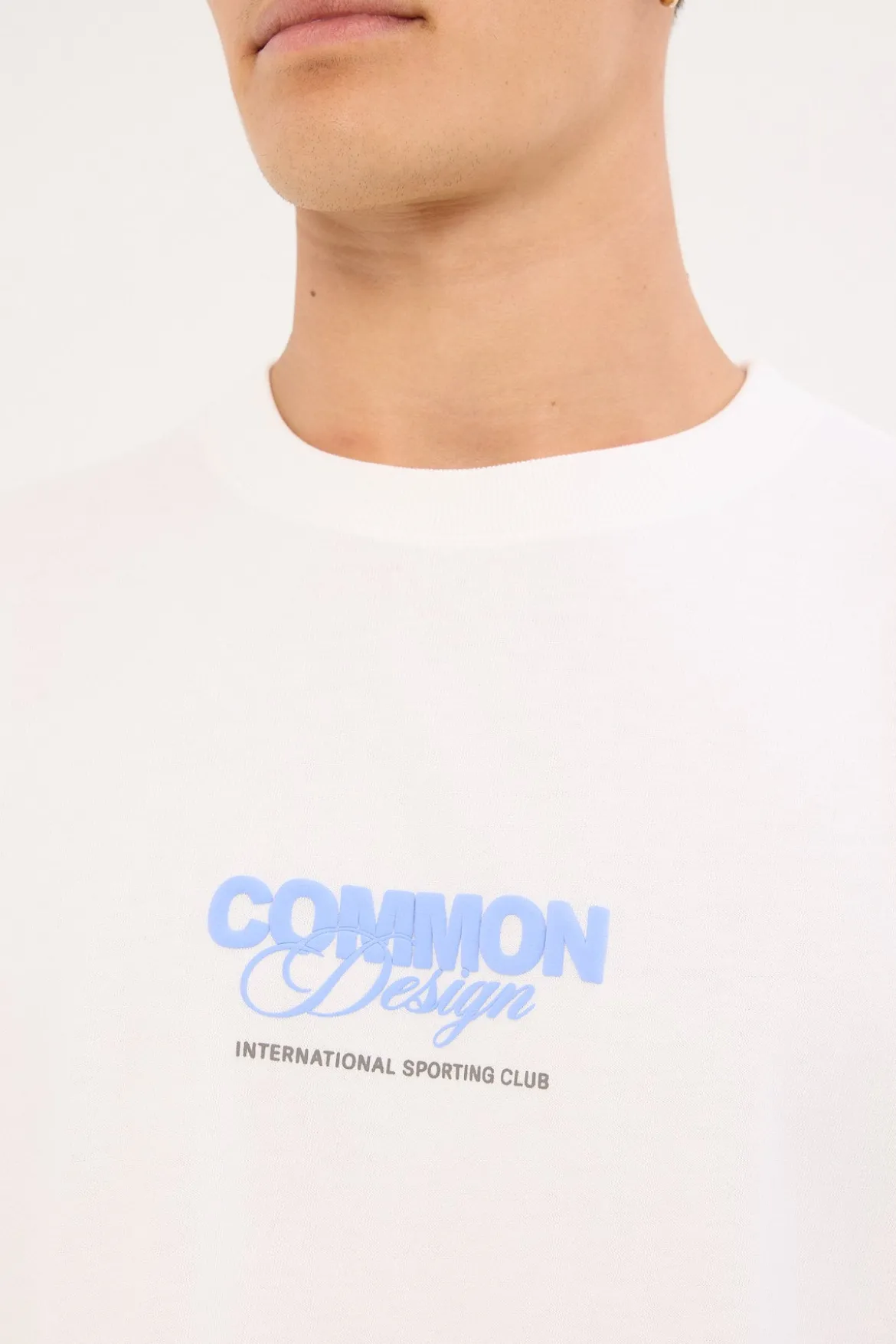 Compose Heavyweight Cropped Long Sleeve Tee White