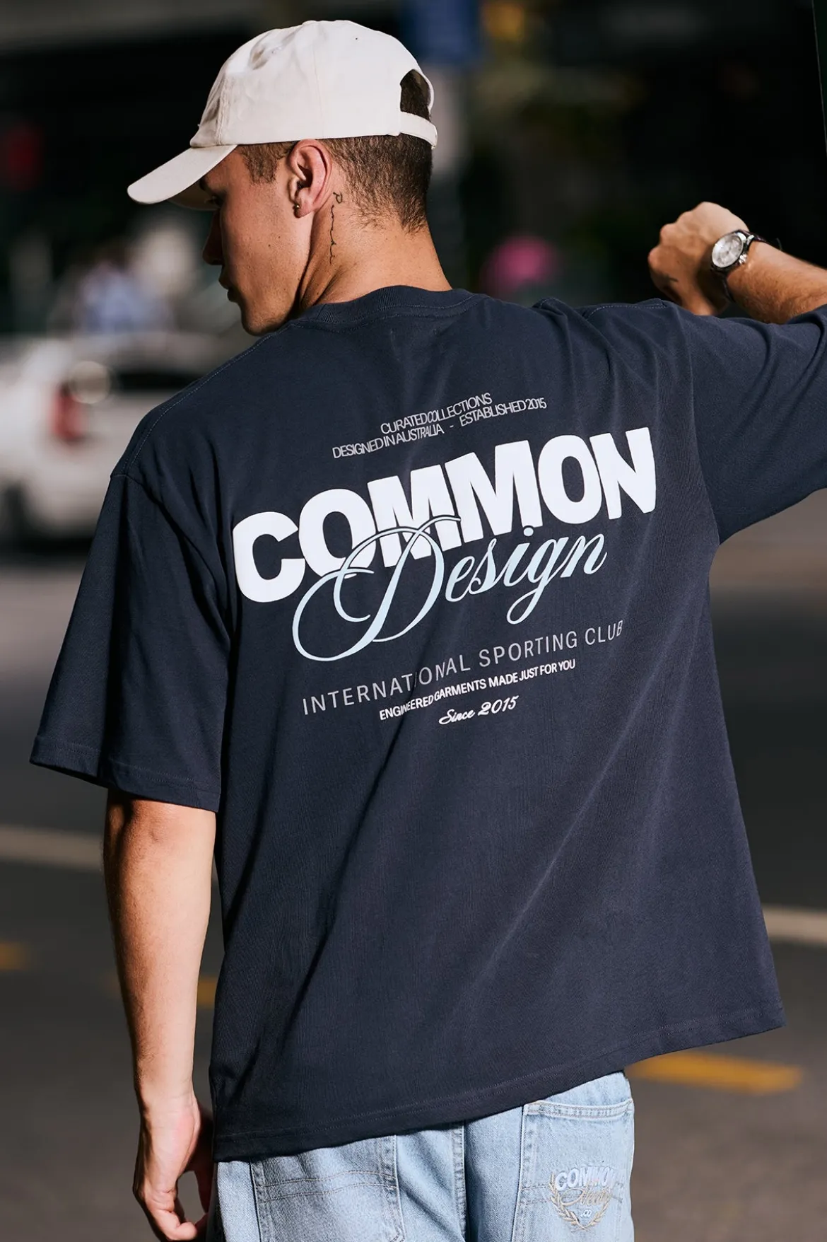 Compose Heavyweight Easy Tee Washed Indigo
