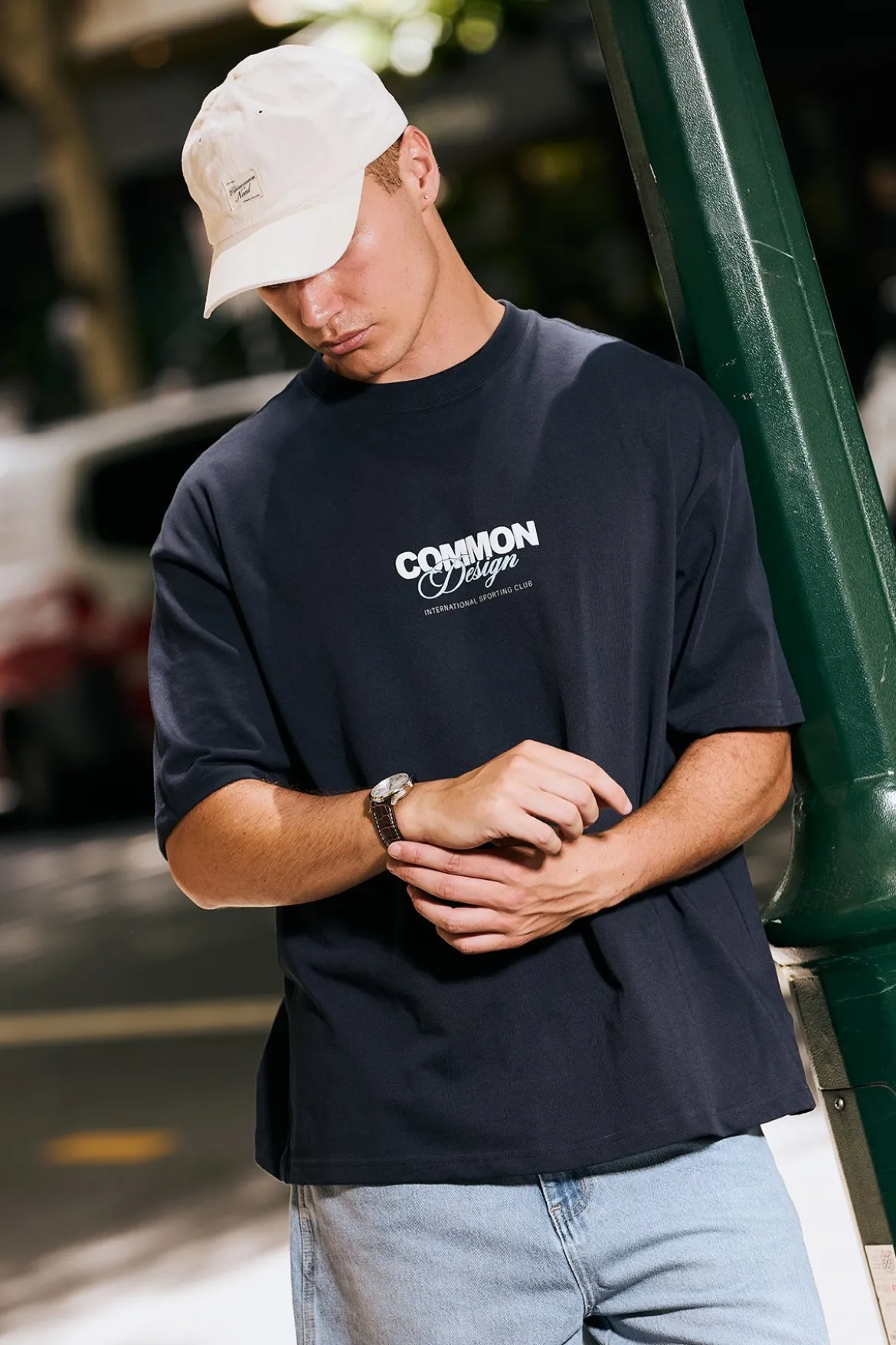 Compose Heavyweight Easy Tee Washed Indigo