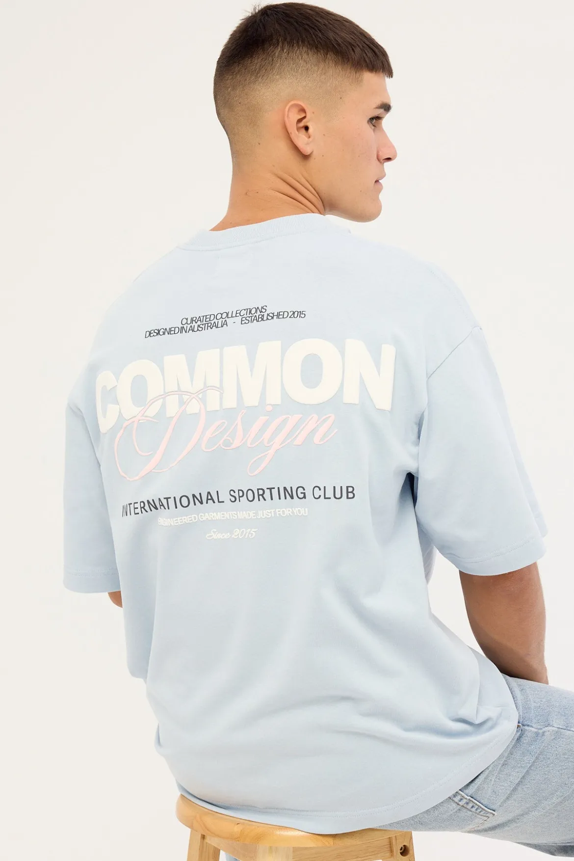 Compose Heavyweight Easy Tee Misty Blue