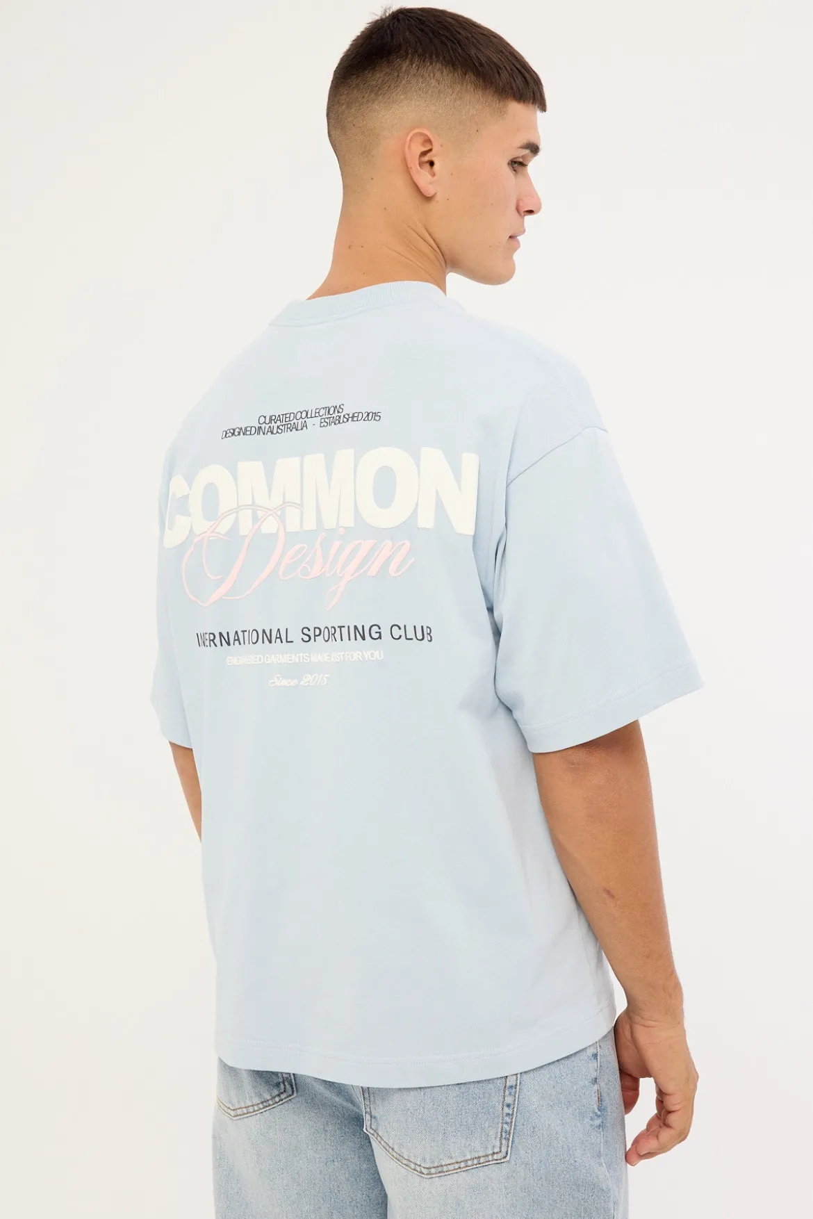 Compose Heavyweight Easy Tee Misty Blue
