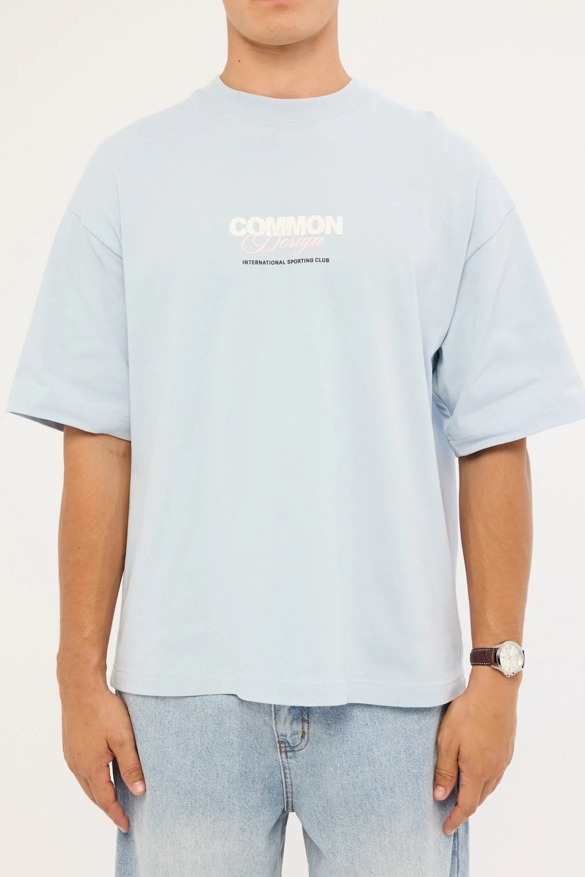 Compose Heavyweight Easy Tee Misty Blue
