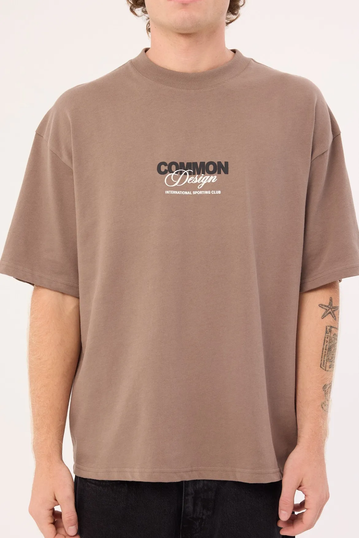 Compose Heavyweight Easy Tee Brown