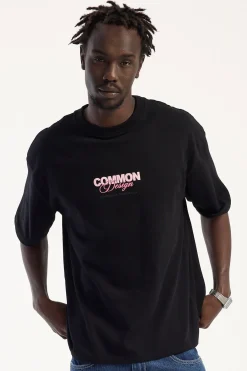 Compose Heavyweight Easy Tee Jet Black