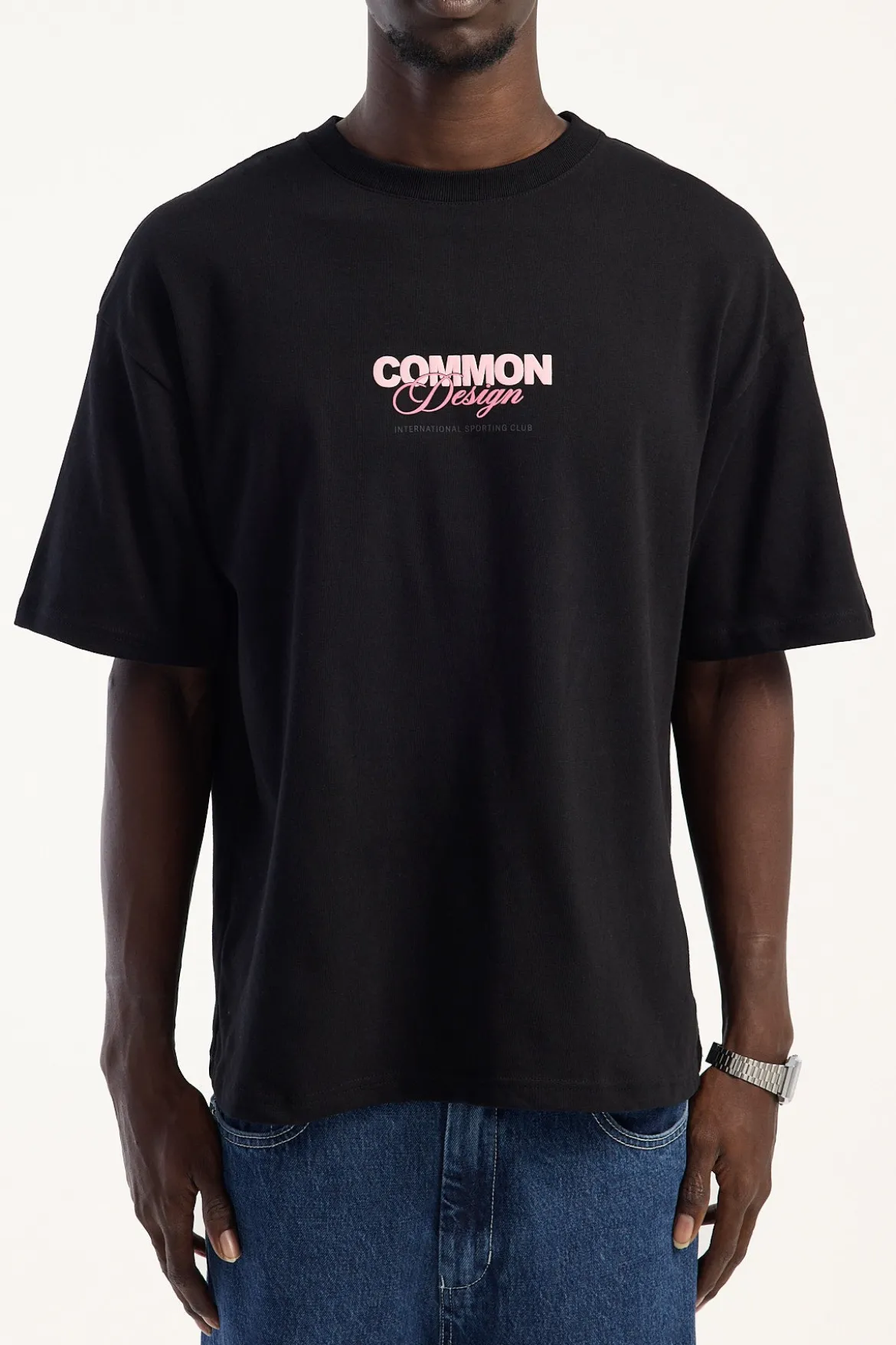 Compose Heavyweight Easy Tee Jet Black