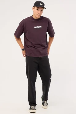 Compose Heavyweight Easy Tee Washed Plum