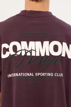 Compose Heavyweight Easy Tee Washed Plum