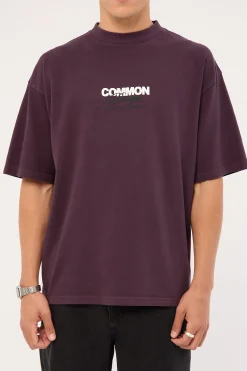 Compose Heavyweight Easy Tee Washed Plum