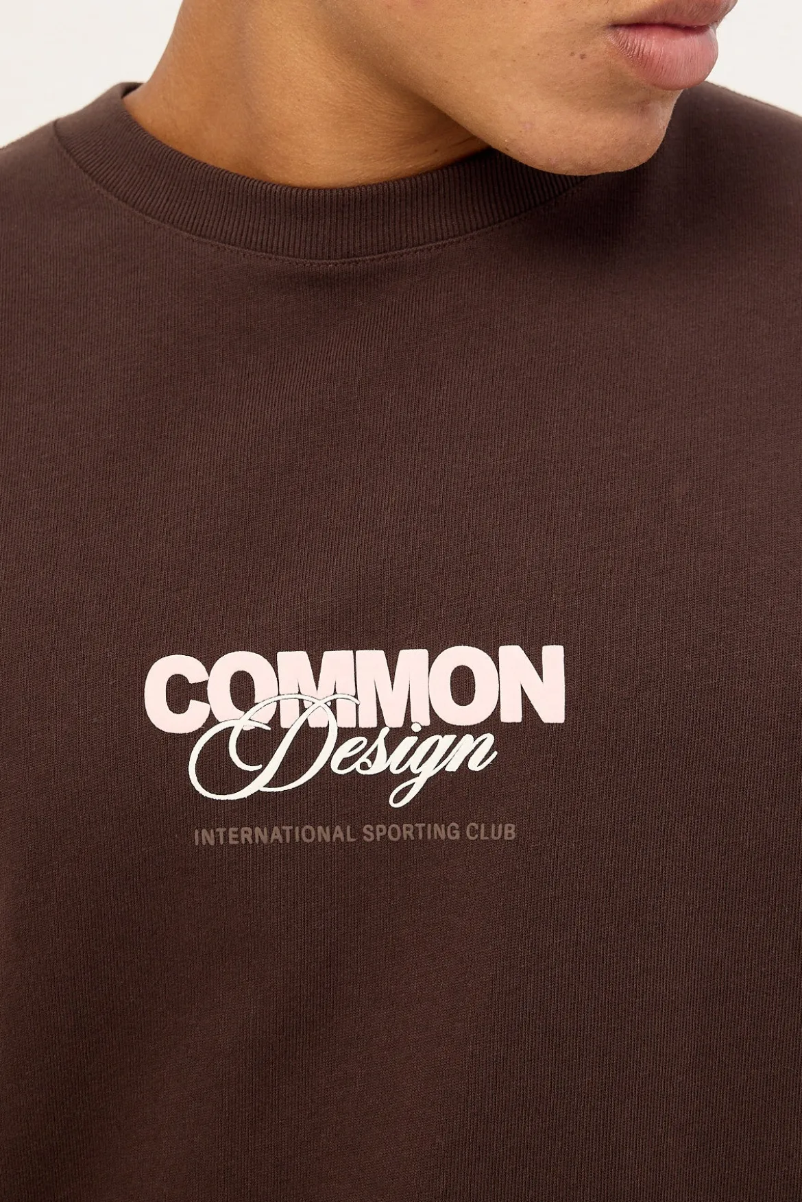 Compose Heavyweight Easy Tee Coffee Brown