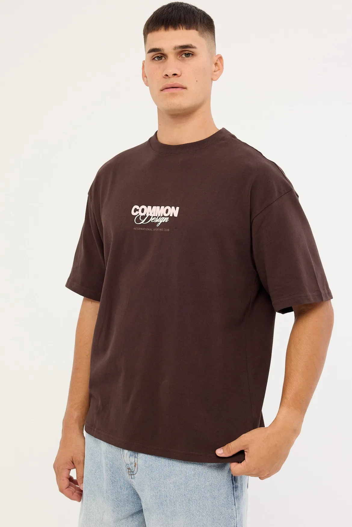 Compose Heavyweight Easy Tee Coffee Brown