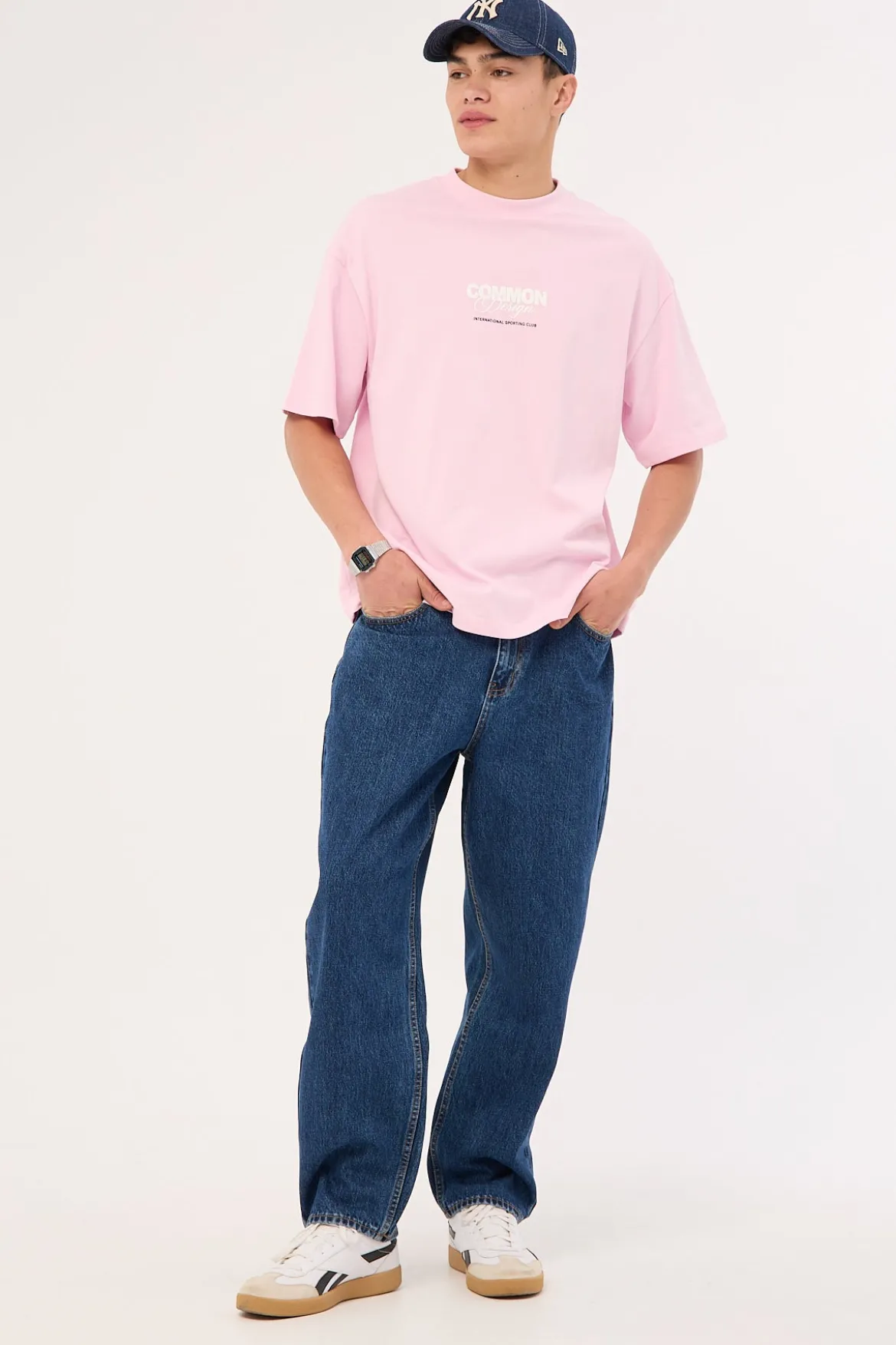 Compose Heavyweight Easy Tee Pink