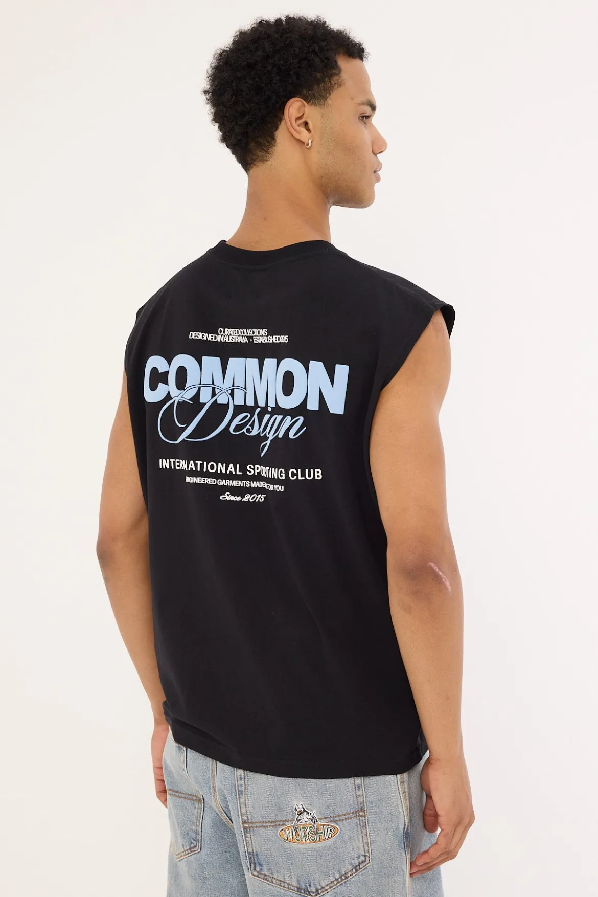 Compose Muscle Tank Black