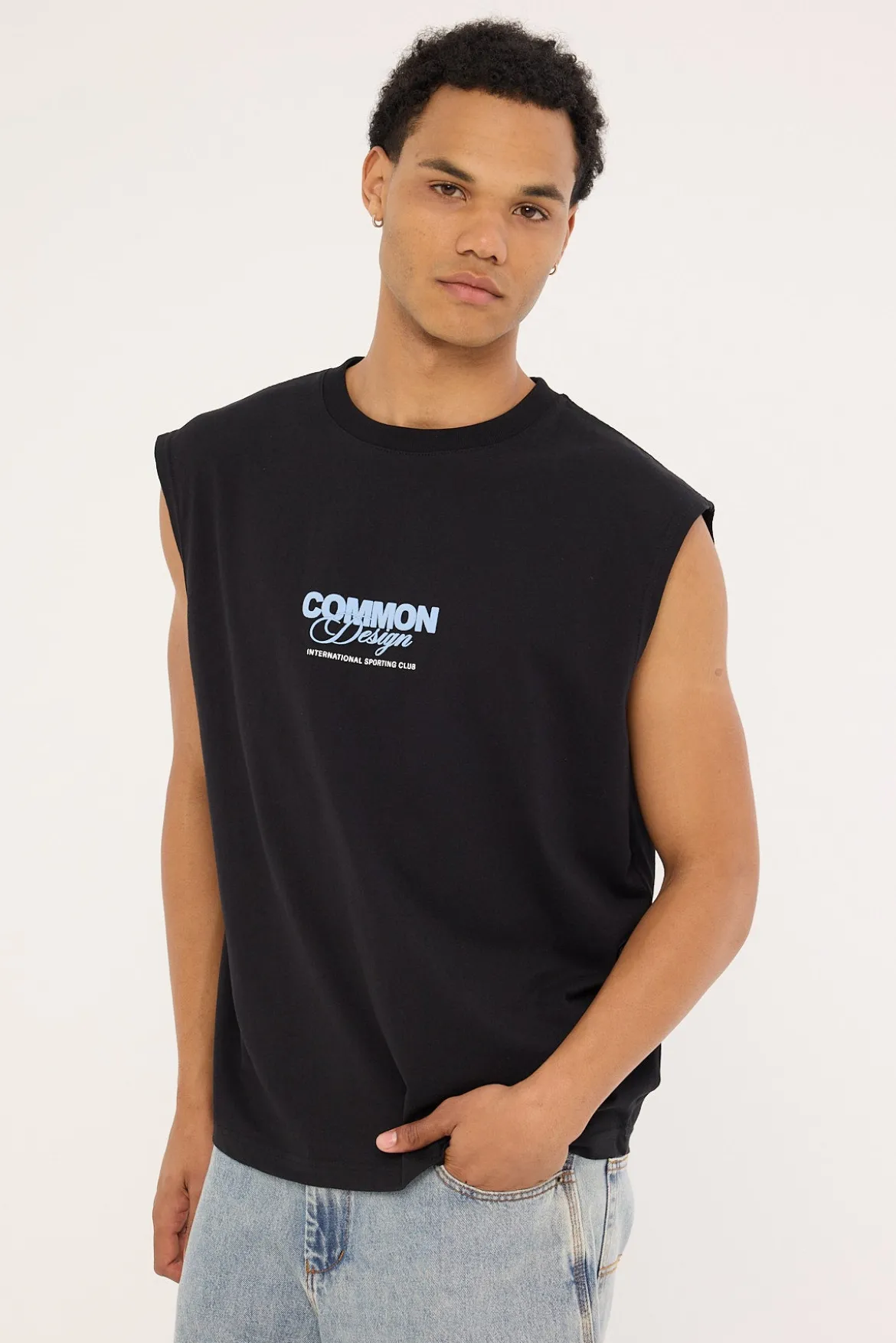 Compose Muscle Tank Black