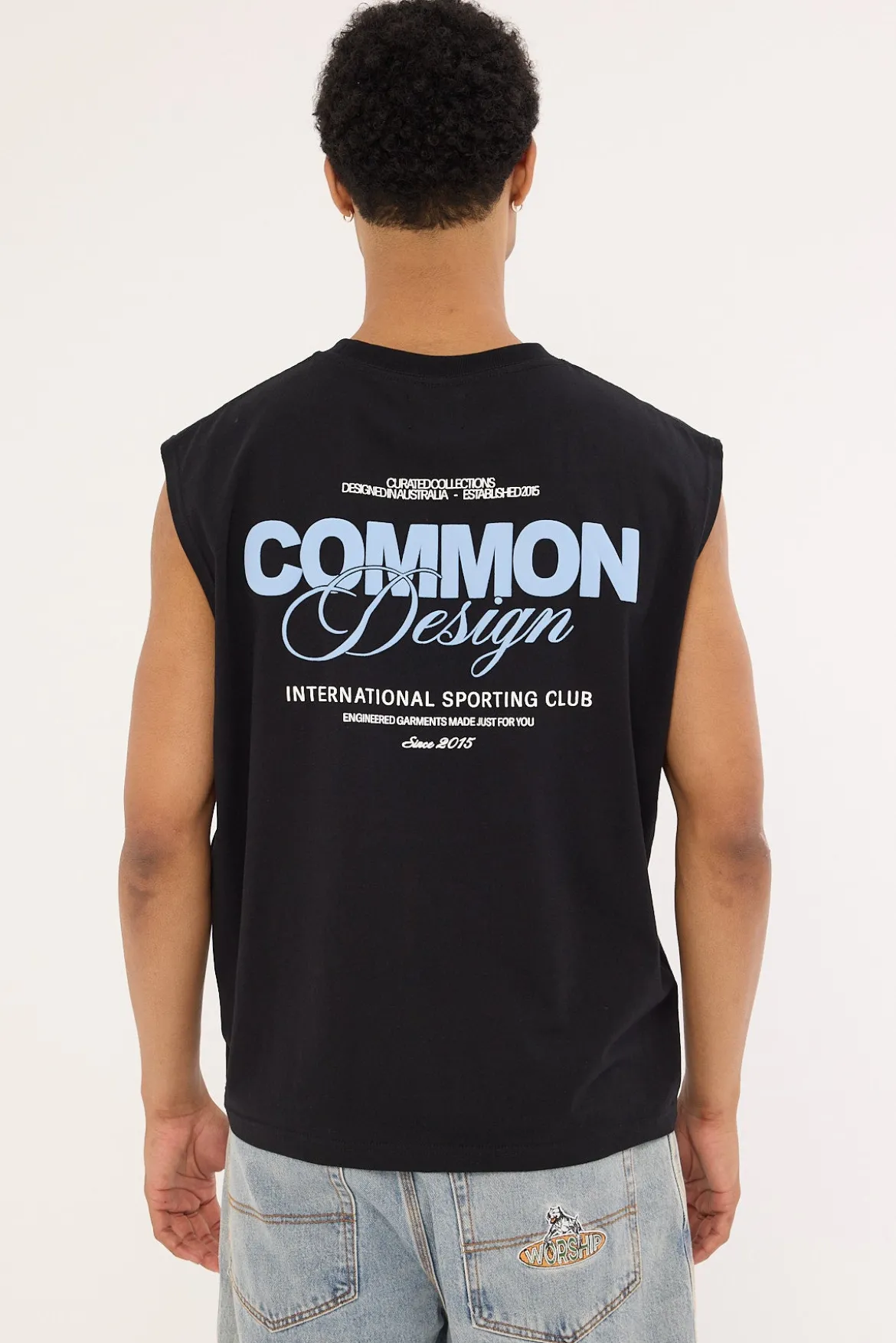 Compose Muscle Tank Black