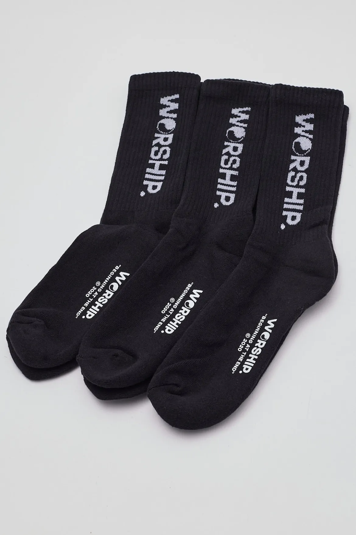Core Socks 3 Pack Black