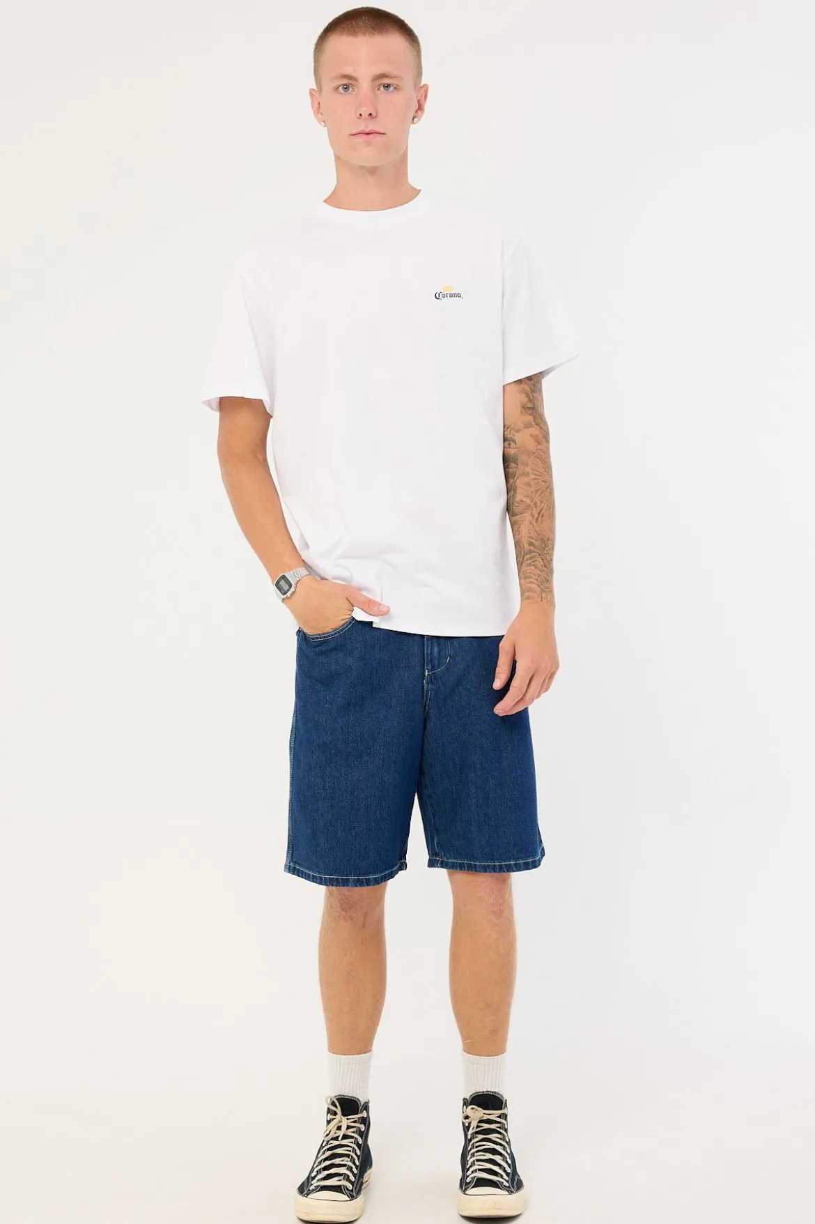 Corona Vibes Tee White