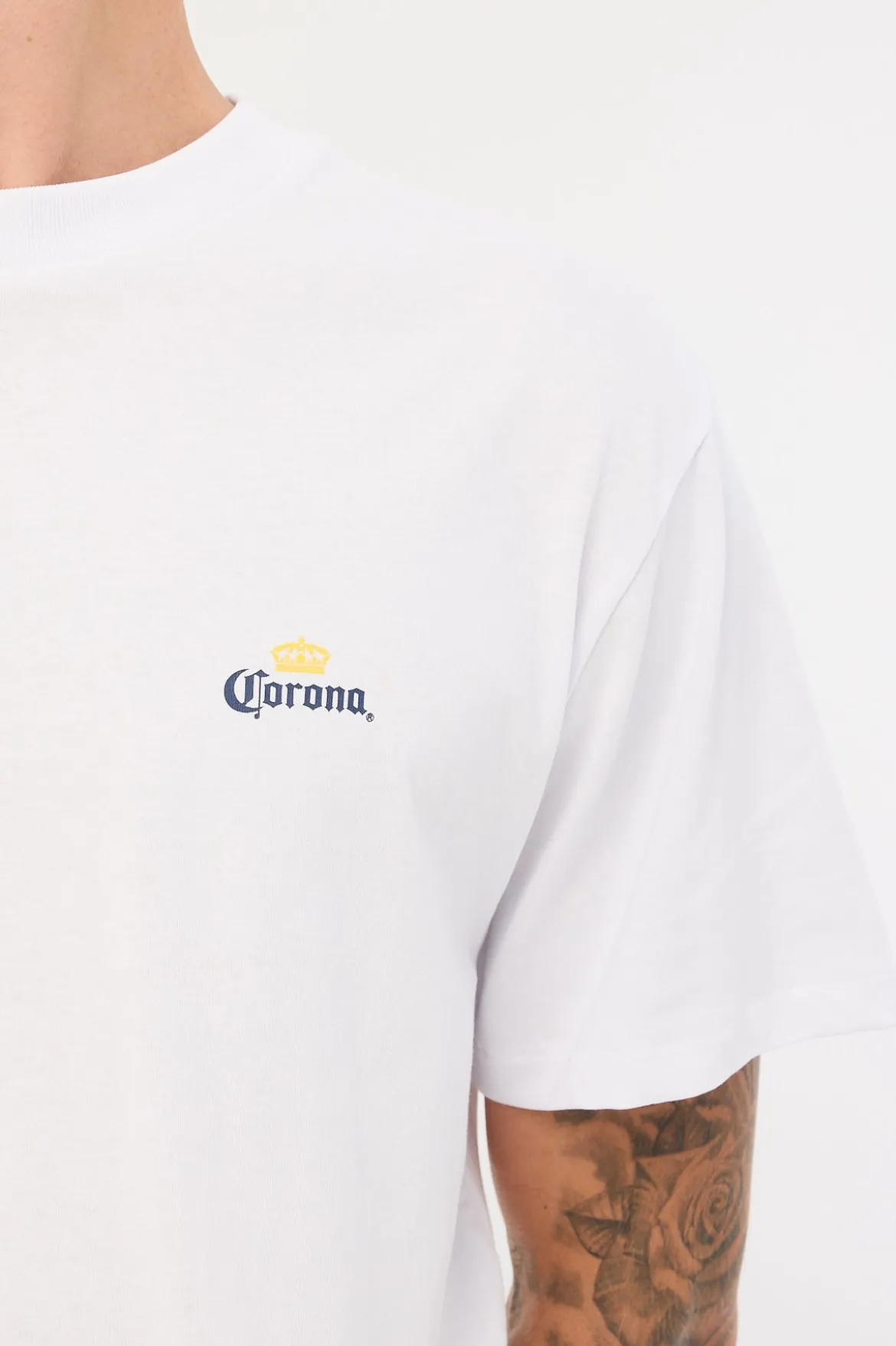 Corona Vibes Tee White