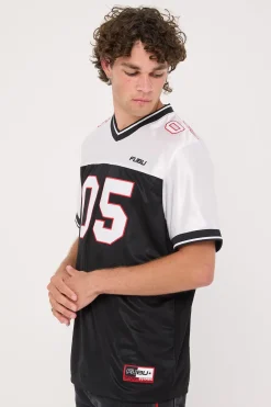 Corporate Football Jersey Black/White/Red