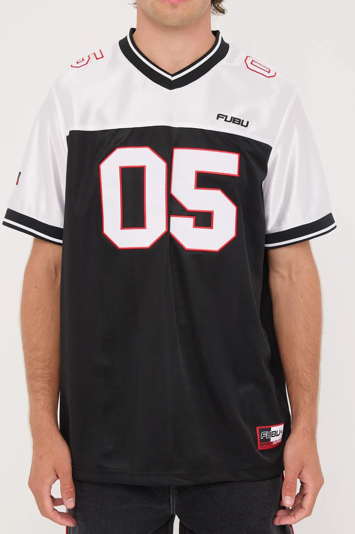 Corporate Football Jersey Black/White/Red