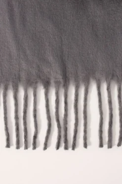Cosy Oversized Knit Scarf Grey