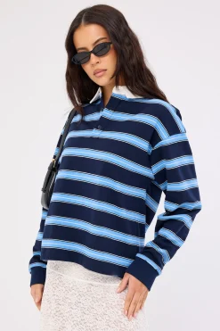 Countryside Jersey Midnight Stripe
