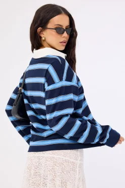 Countryside Jersey Midnight Stripe