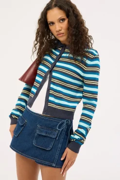 Countryside Skort Blue Denim