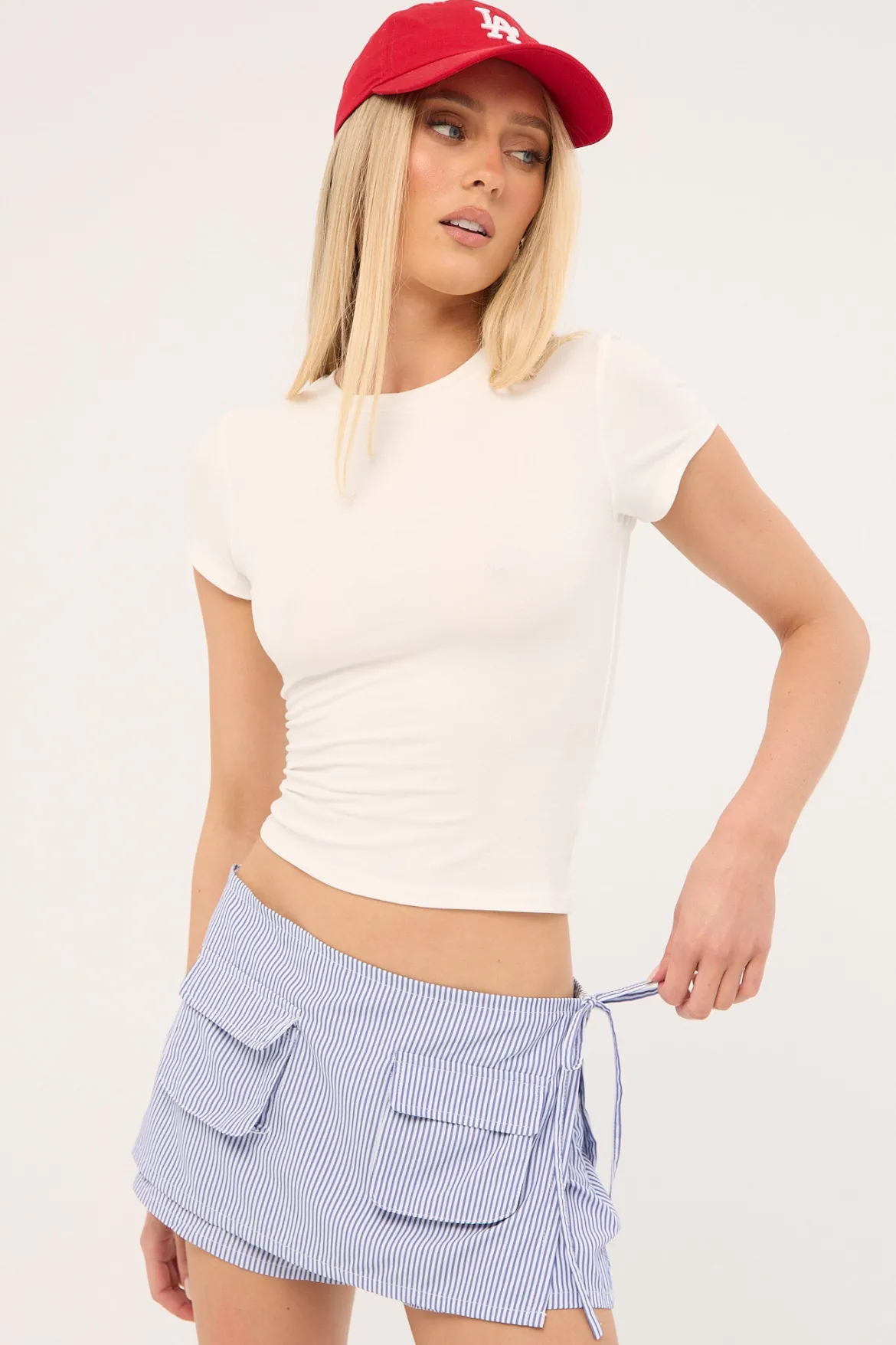 Countryside Skort Blue Stripe