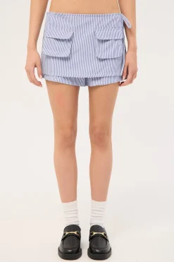 Countryside Skort Blue Stripe