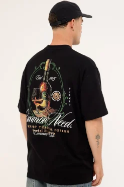 Courtesy Heavyweight Boxy Tee Black