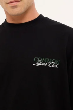 Courtesy Heavyweight Boxy Tee Black