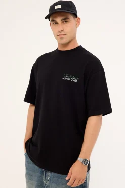 Courtesy Heavyweight Boxy Tee Black