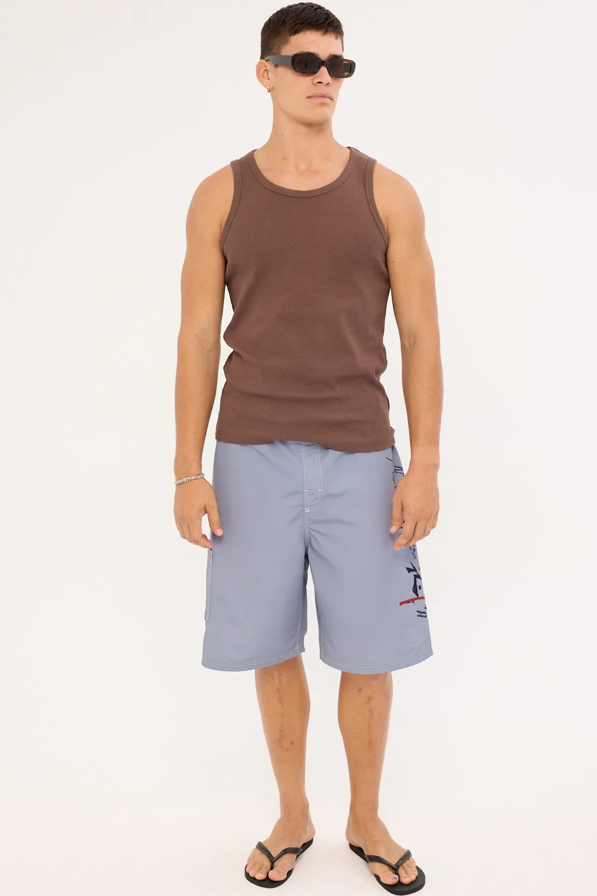 Crisis Hybrid Waist Boardshort Stone Grey