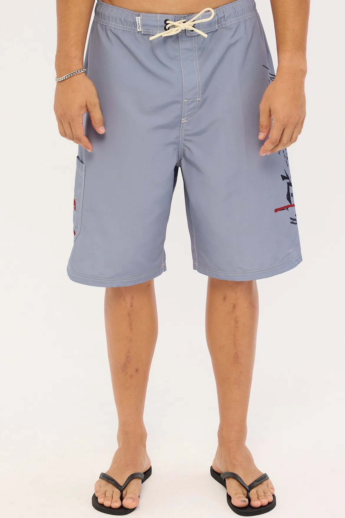 Crisis Hybrid Waist Boardshort Stone Grey