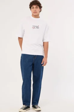 Cross Stitch Heavyweight Easy Tee White