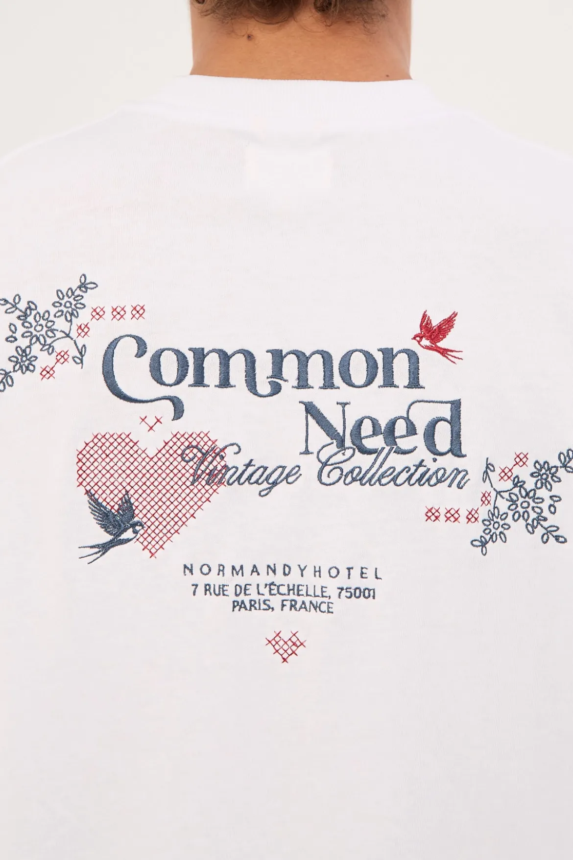 Cross Stitch Heavyweight Easy Tee White