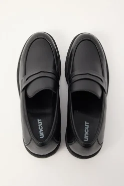 Croydon PU Loafer Black