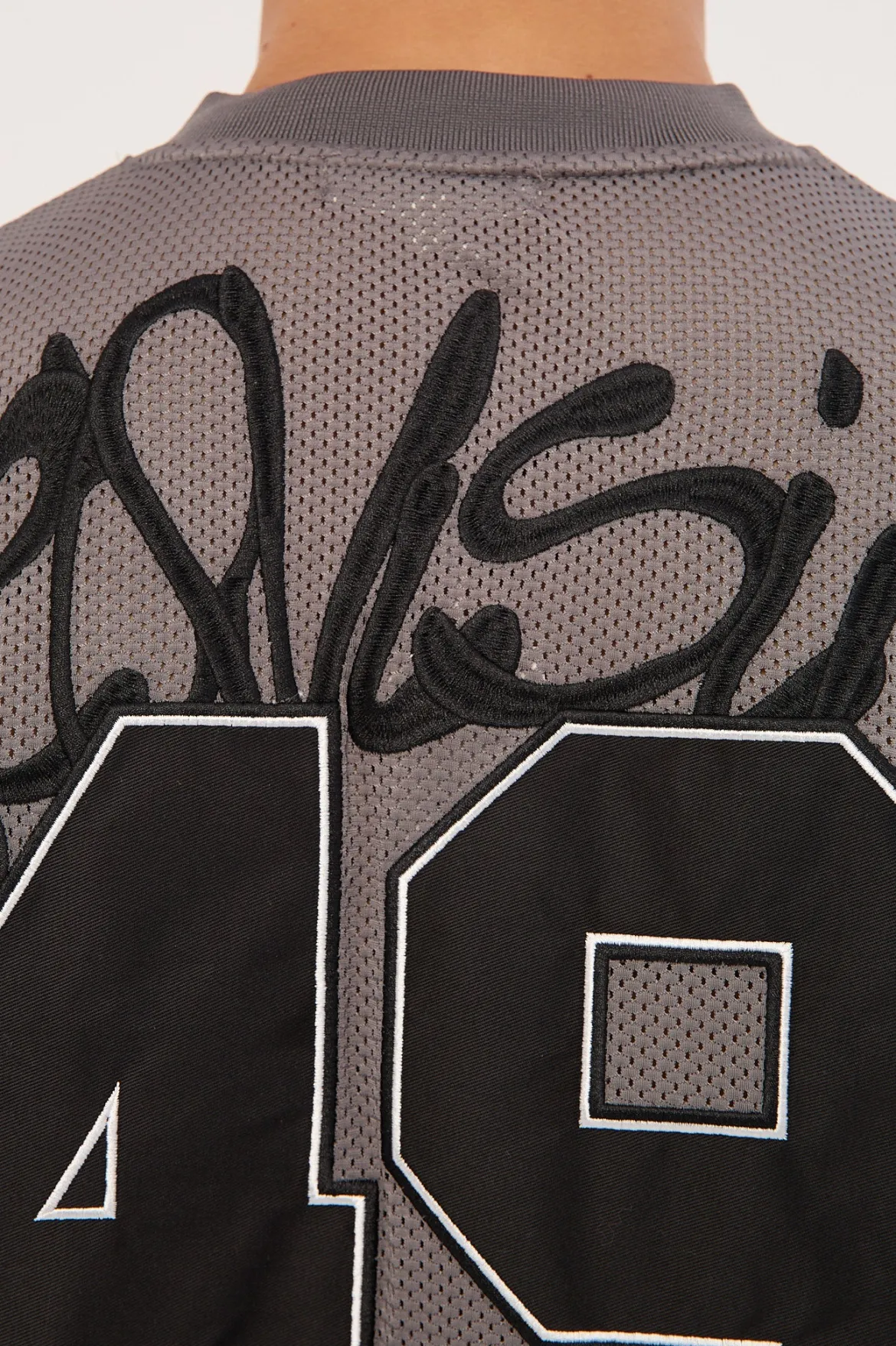Crucial V Neck Jersey Charcoal