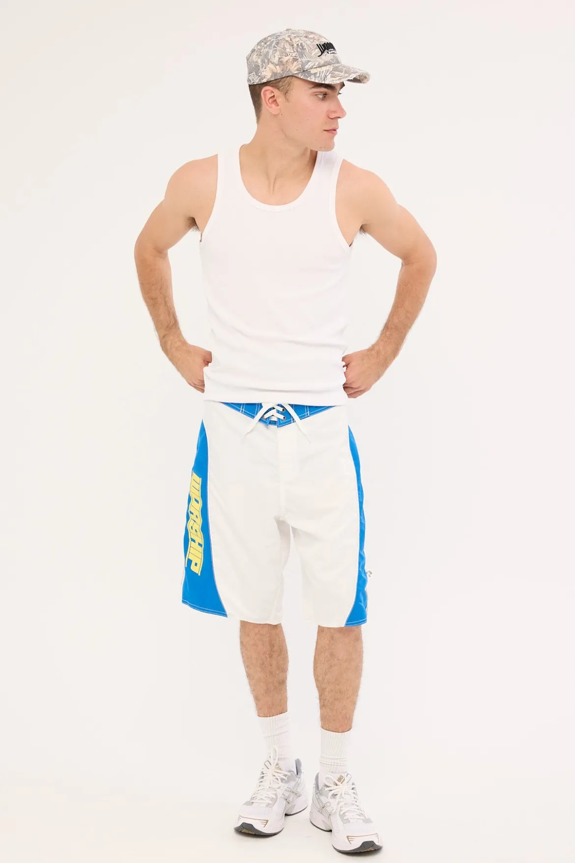 Crusty Long Boardshort White